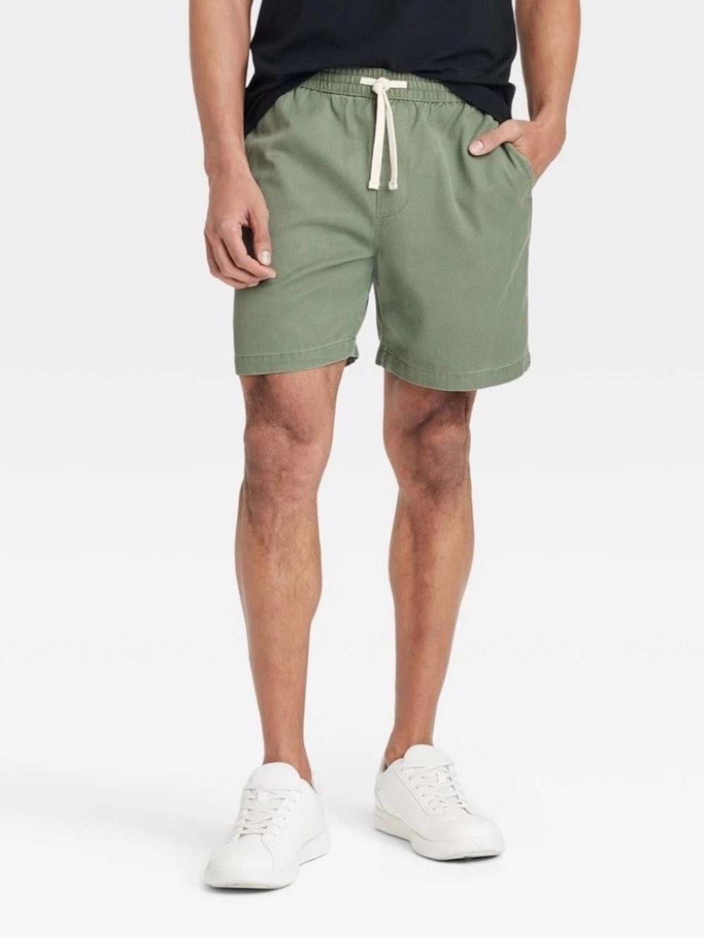 Men's Vintage 7" Elevated Pull-on Shorts - Goodfellow & Co™ Green